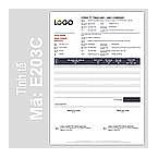 Mẫu hóa đơn Tinh tế (Mã: E203C)