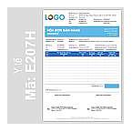 Mẫu hoá đơn Y tế (Mã: E207H)